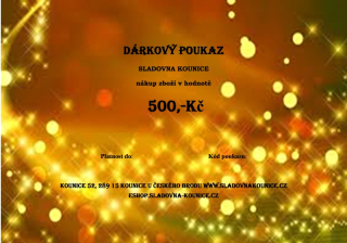 Dárkový poukaz na nákup zboží