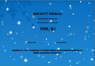 Dárkový poukaz na nákup zboží - Sladovna